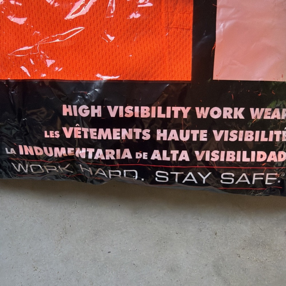 Radians ST11-NPOS-XL Non-Rated Short Sleeve XL Hi-Vis T-Shirt with Max-Dri - Picture 5 of 7